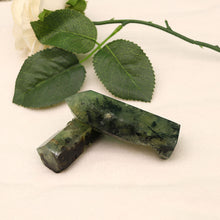 Load image into Gallery viewer, Natural grape crystal hexagonal pillar ornament energy stone mineral specimen single pointed crystal pillar energy crystal pillar