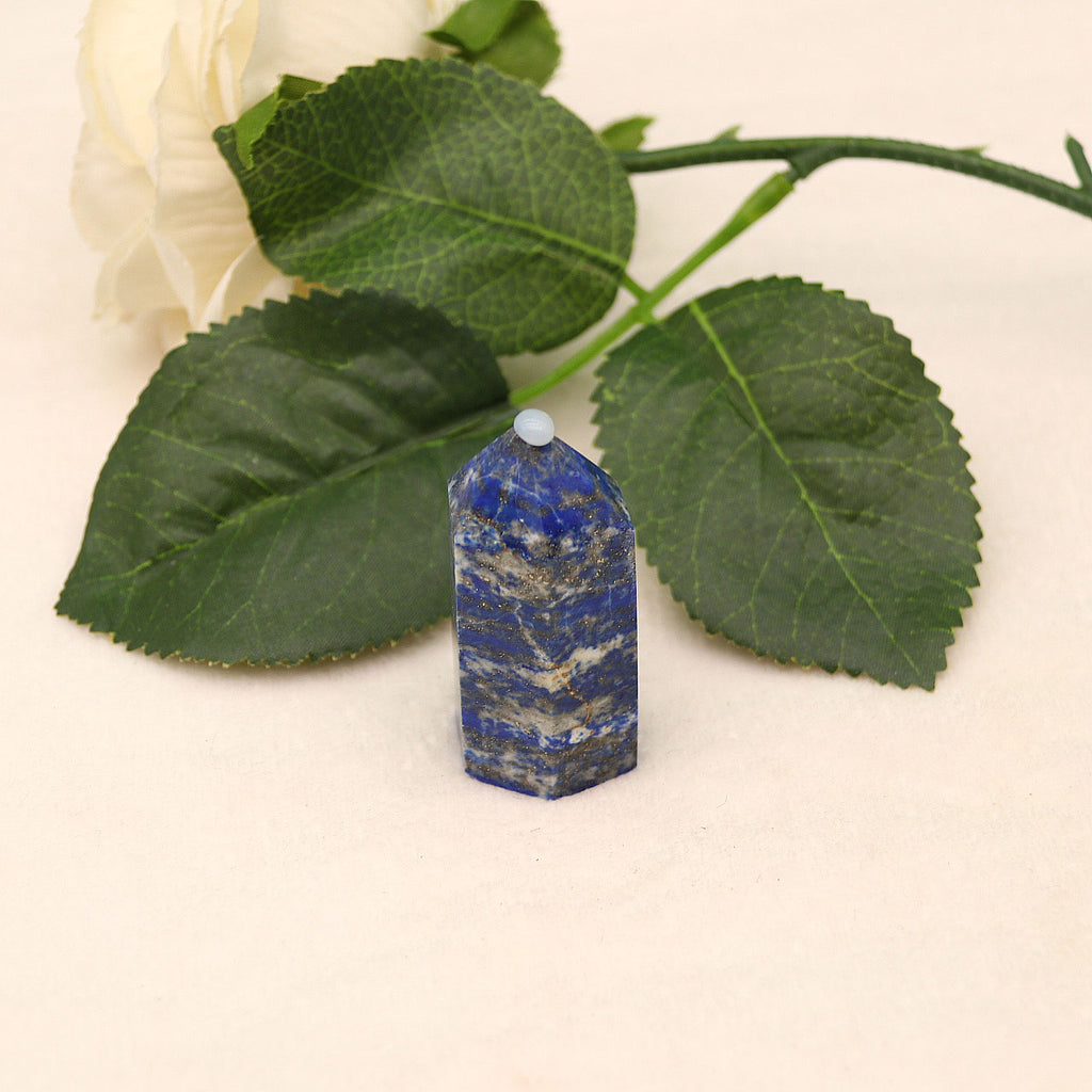 Natural crystal column lapis lazuli hexagonal column