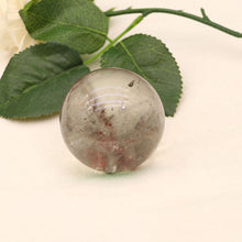 Load image into Gallery viewer, Natural green ghost ball original stone polished crystal ornaments, energy crystal