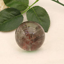 Load image into Gallery viewer, Natural green ghost ball original stone polished crystal ornaments, energy crystal