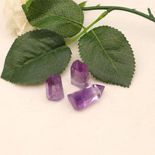 Load image into Gallery viewer, Natural amethyst pillar original crystal ornaments, energy crystal