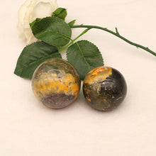 Load image into Gallery viewer, Natural bumblebee ball ornament original stone ornament