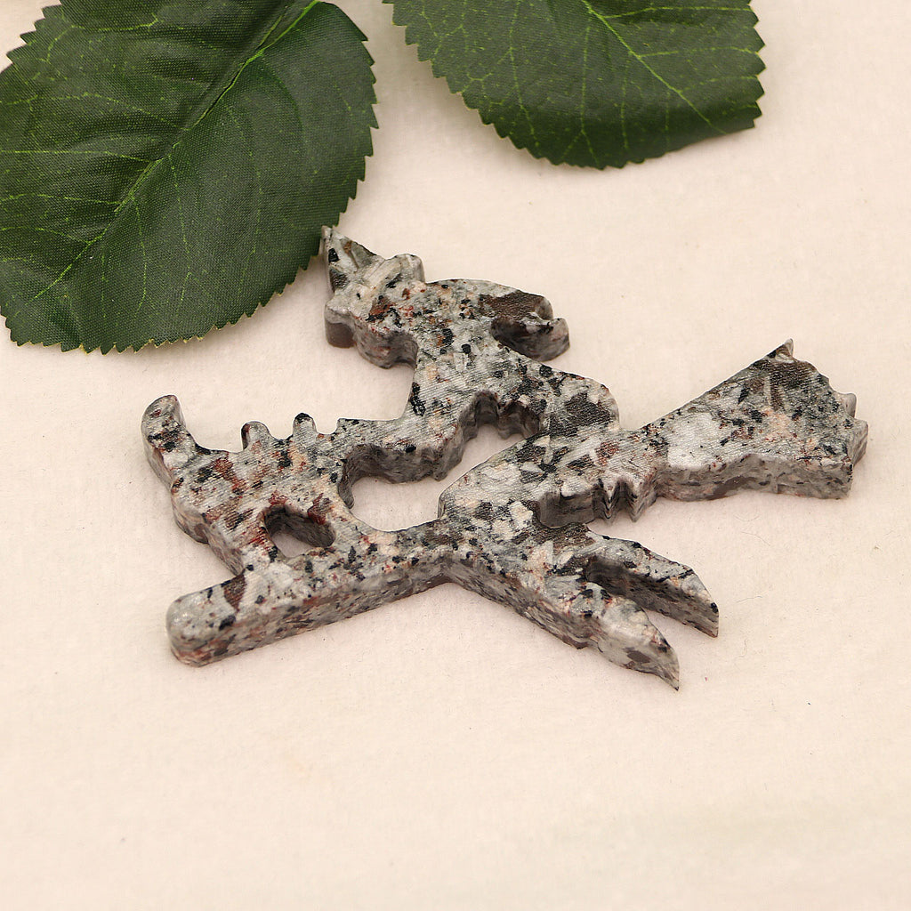 Natural crystal, witch broom carving pieces