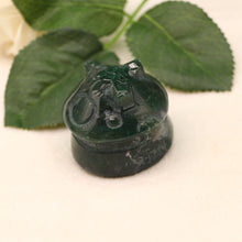 Load image into Gallery viewer, Natural watercress agate house ornament original stone carving pieces ornaments