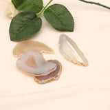 Natural agate sliced ornaments