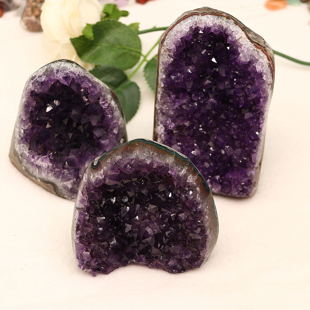 Amethyst Crystal Cave Spiritual Healing, Deep Purple Amethyst Crystal Cave Healing Crystals