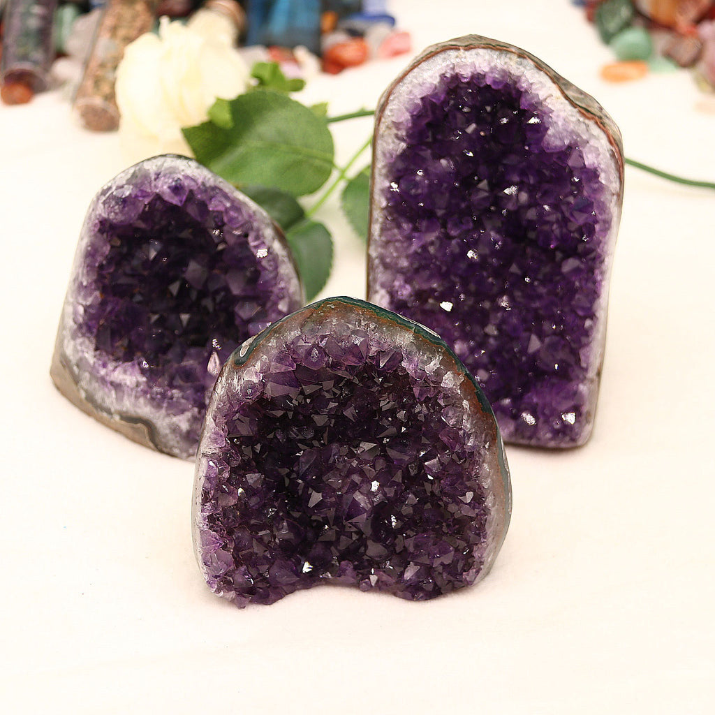 Amethyst Crystal Cave Spiritual Healing, Deep Purple Amethyst Crystal Cave Healing Crystals