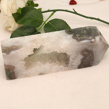 Load image into Gallery viewer, Agate crystal healing crystal quartz cave pillar