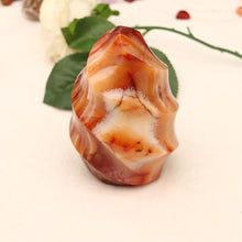 Load image into Gallery viewer, Natural Red Onyx Torch Crystal Quartz Bullet Shaped Reiki Healing Crystal Mineral Specimens