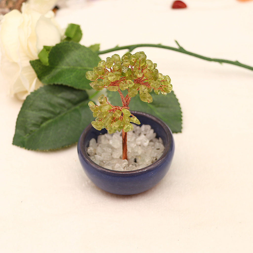 Natural crystal fortune tree fortune tree money tree potted plant fortune tree