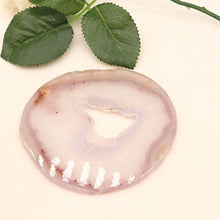 Load image into Gallery viewer, Agate slice coaster Jewelry colorful agate slice, natural agate slice
