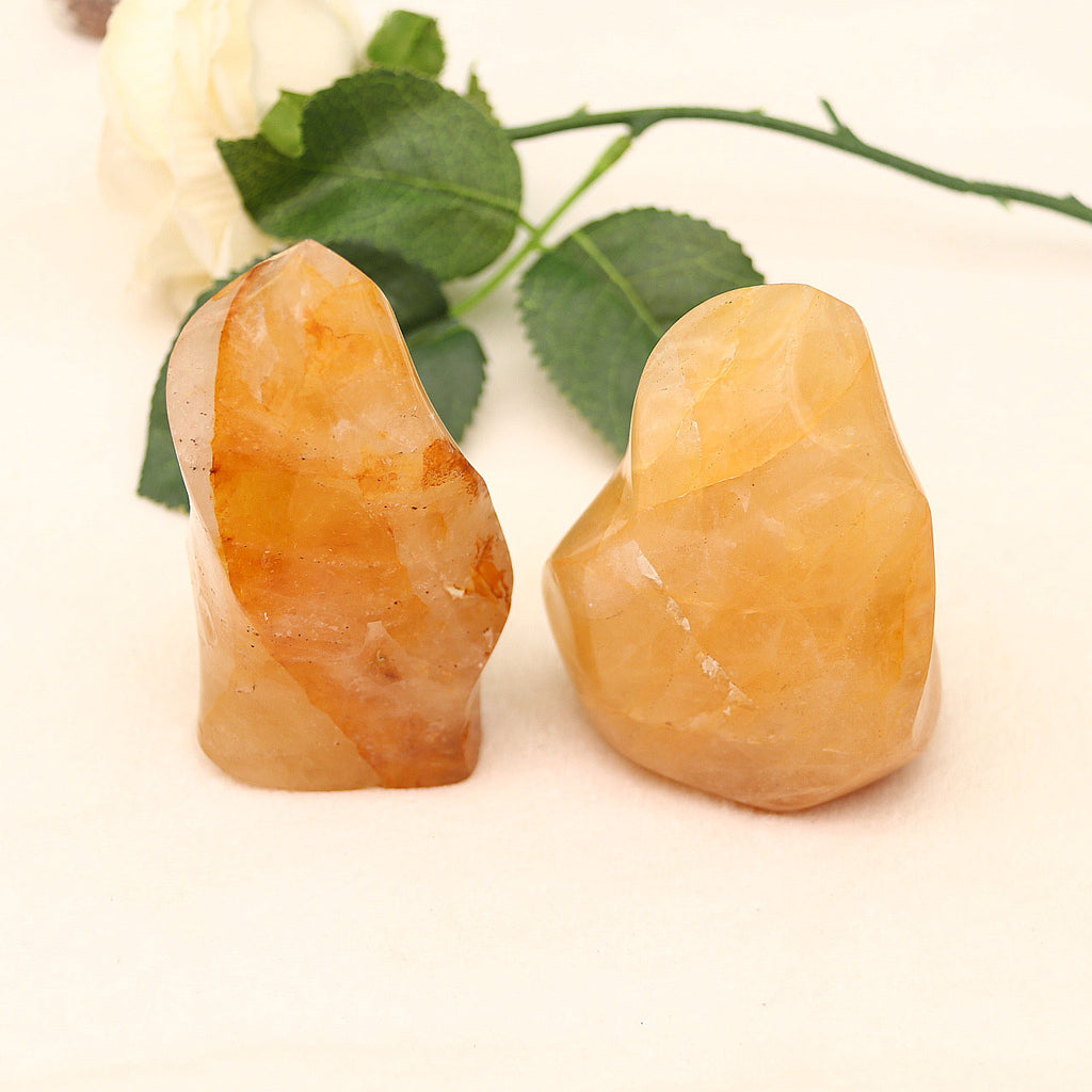 Natural agate original stone ornaments play stone energy stone torch