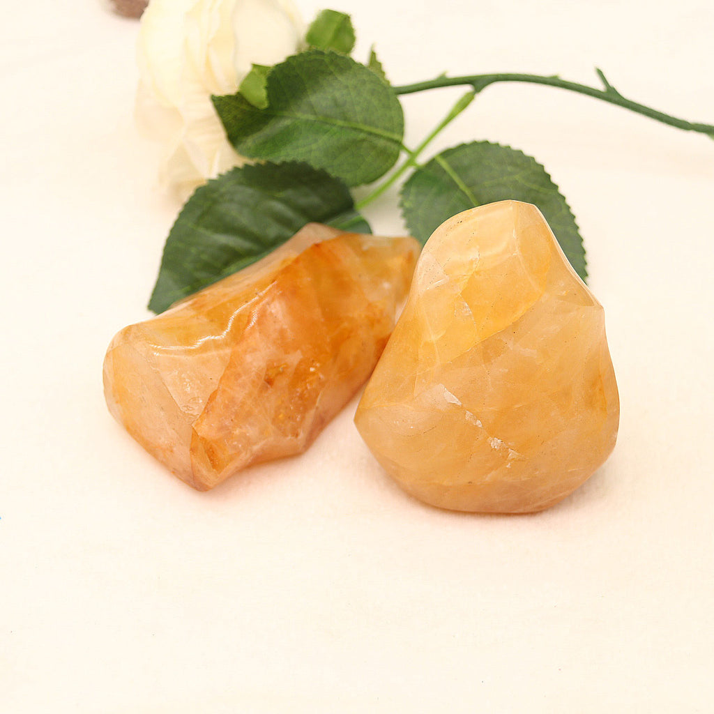 Natural agate original stone ornaments play stone energy stone torch