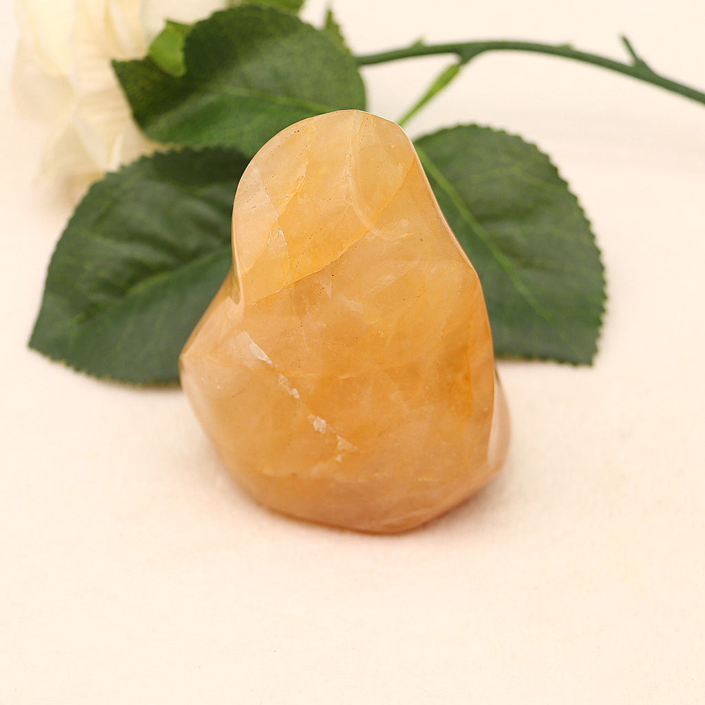 Natural agate original stone ornaments play stone energy stone torch